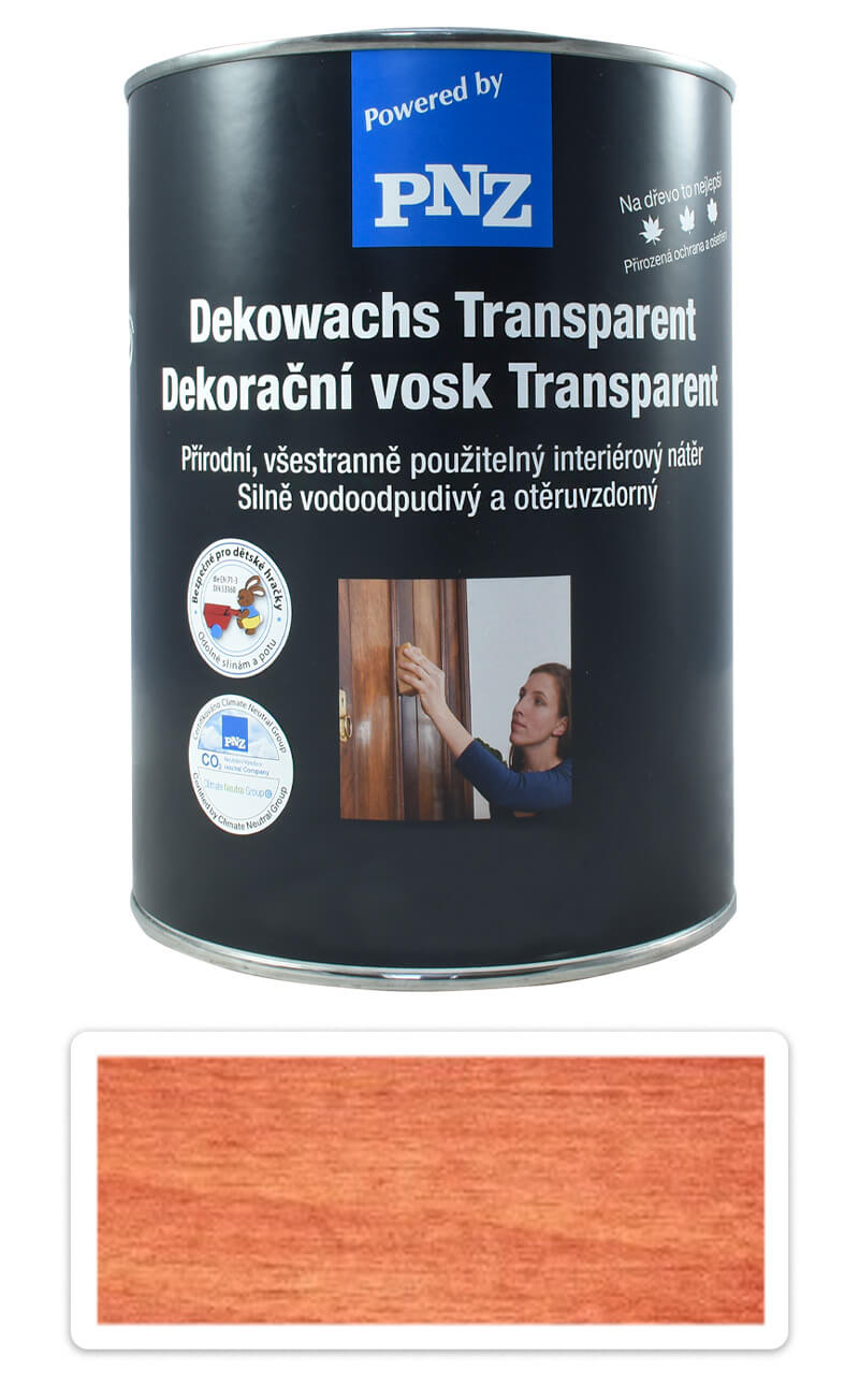 PNZ Dekorační vosk Transparent 2.5 l Mahagon