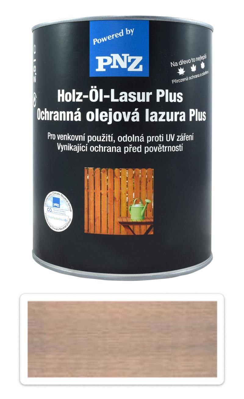 PNZ Ochranná olejová lazura Plus 2.5 l Bazaltově šedá