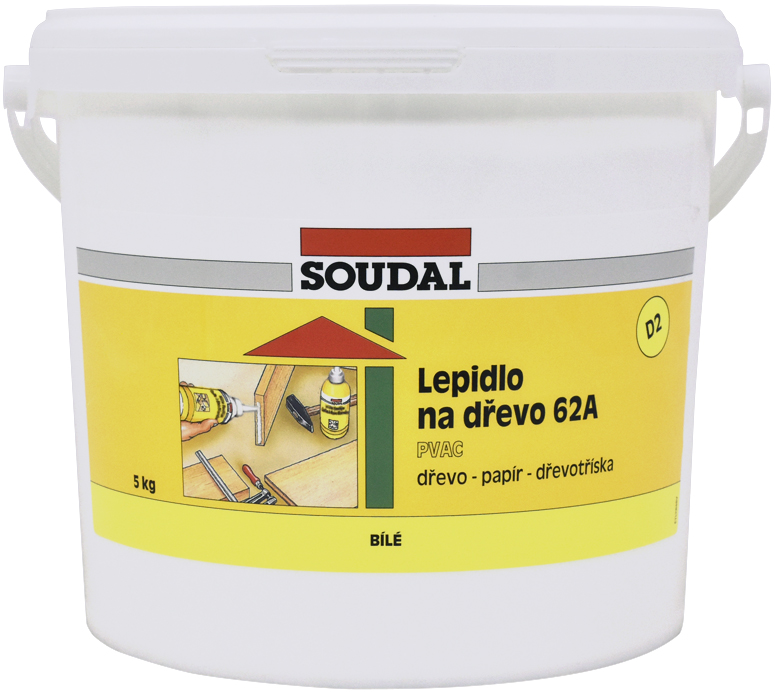 SOUDAL Lepidlo na dřevo 62A 5kg