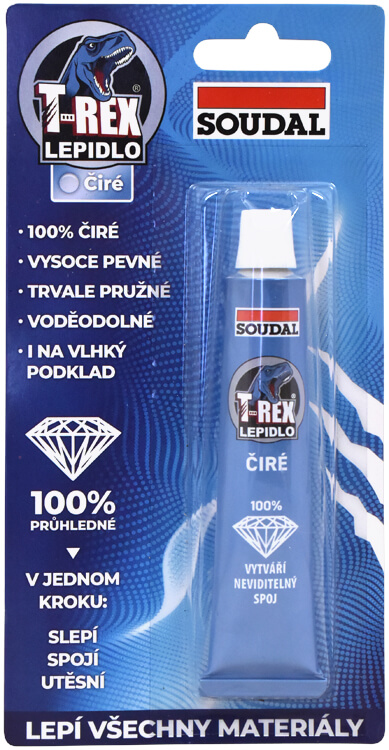 SOUDAL T-REX Lepidlo 25 ml Čiré