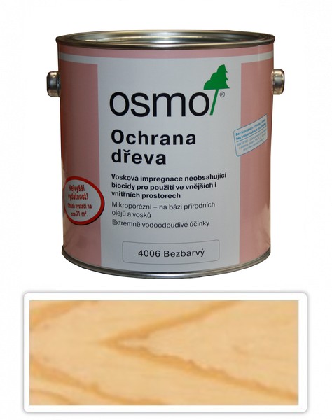 Vosková impregnace OSMO 2.5l Bezbarvá