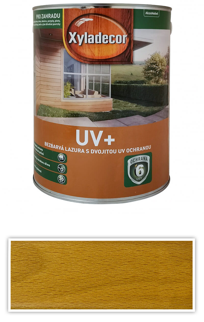 XYLADECOR UV+ bezbarvá lazura s dvojitou UV ochranou 5 l