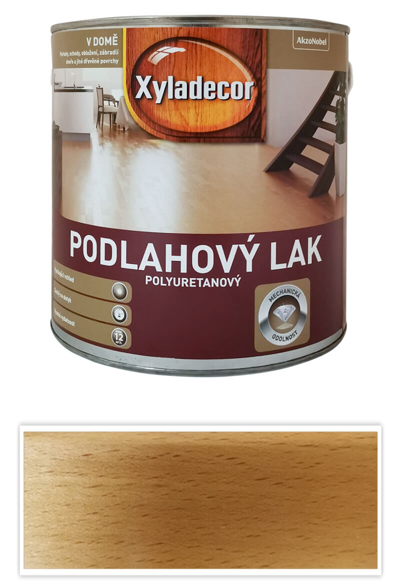 XYLADECOR podlahový lak polyuretanový do interiéru 2.5 l Lesk