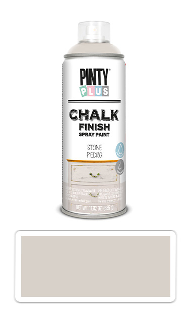 PINTYPLUS CHALK - křídová barva ve spreji na různé povrchy 400 ml Kamenná šedá CK791