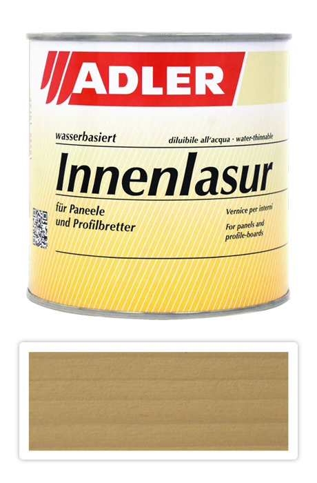 ADLER Innenlasur UV 100 - přírodní lazura na dřevo pro interiéry 0.75 l Campagne ST 14/4