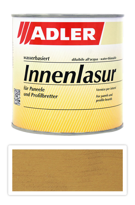 ADLER Innenlasur UV 100 - přírodní lazura na dřevo pro interiéry 0.75 l Heart Of Gold ST 01/2