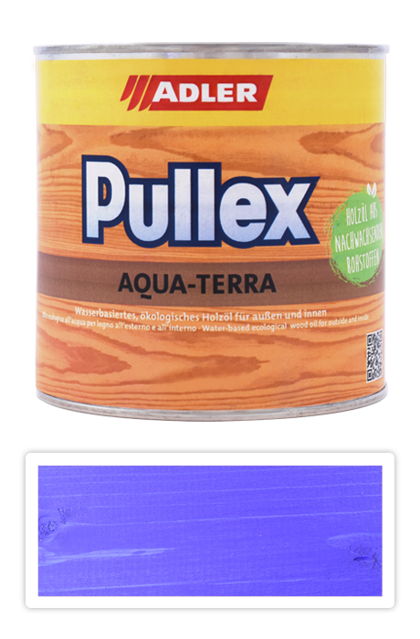 ADLER Pullex Aqua Terra - ekologický olej 0.75 l Modrá RAL 5002