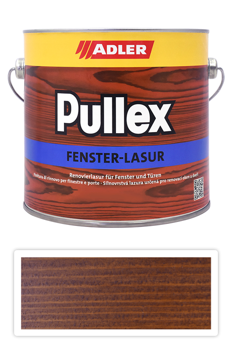 ADLER Pullex Fenster Lasur - lazura na okna a dveře 2.5 l Ořech 50323