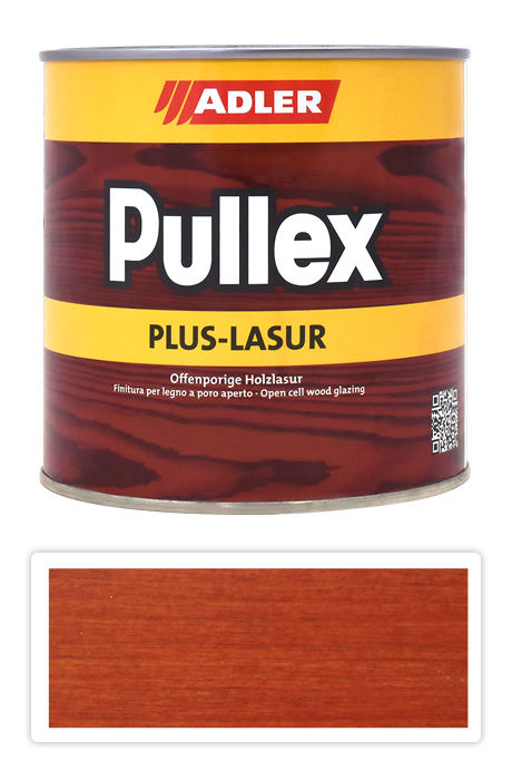 ADLER Pullex Plus Lasur - lazura na ochranu dřeva v exteriéru 0.75 l Mahagon LW 02/1