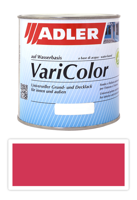 ADLER Varicolor - vodou ředitelná krycí barva univerzál 0.75 l Rosé / Růžová RAL 3017