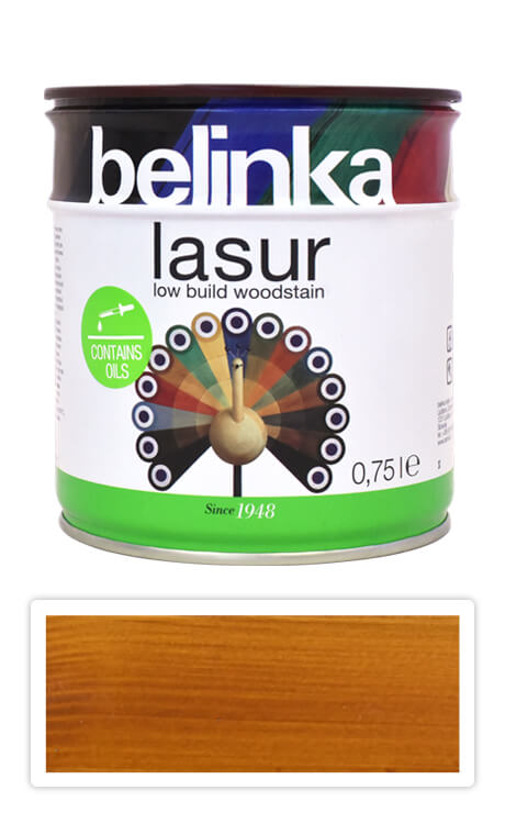 BELINKA Lasur - tenkovrstvá lazura 0.75 l Buk 15