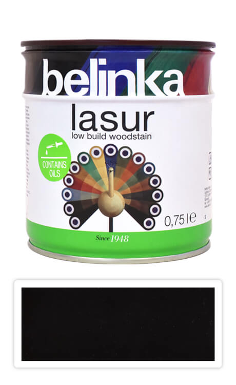 BELINKA Lasur - tenkovrstvá lazura 0.75 l Eben 22