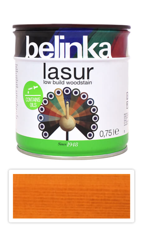 BELINKA Lasur - tenkovrstvá lazura 0.75 l Modřín 14