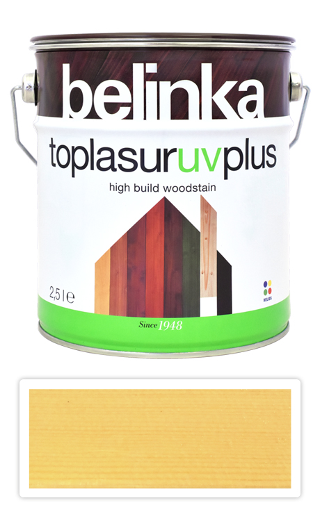 BELINKA Toplasur UV Plus - silnovrstvá lazura 2.5 l Bezbarvá 12