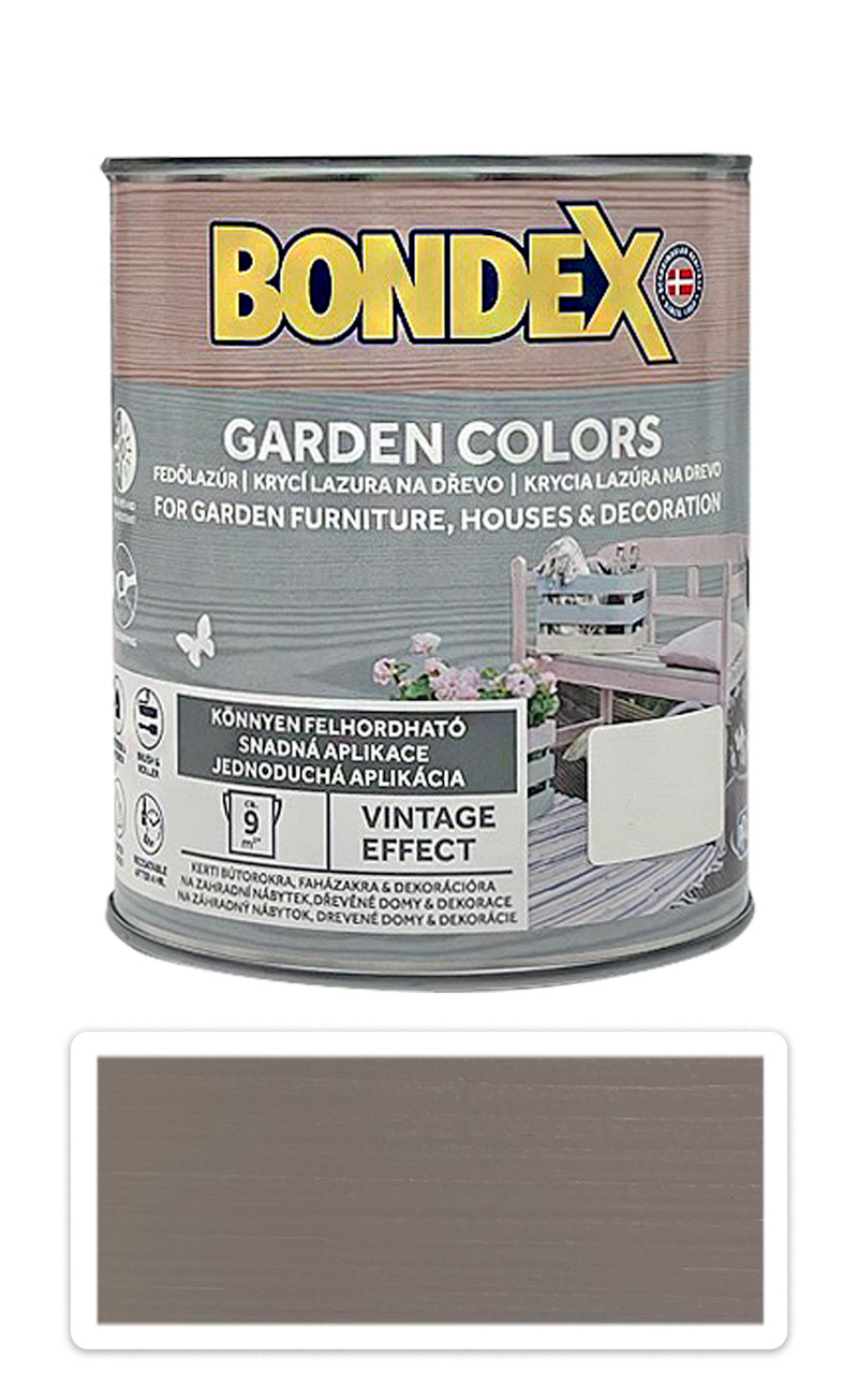 BONDEX Garden Colors - dekorativní silnovrstvá lazura na dřevo