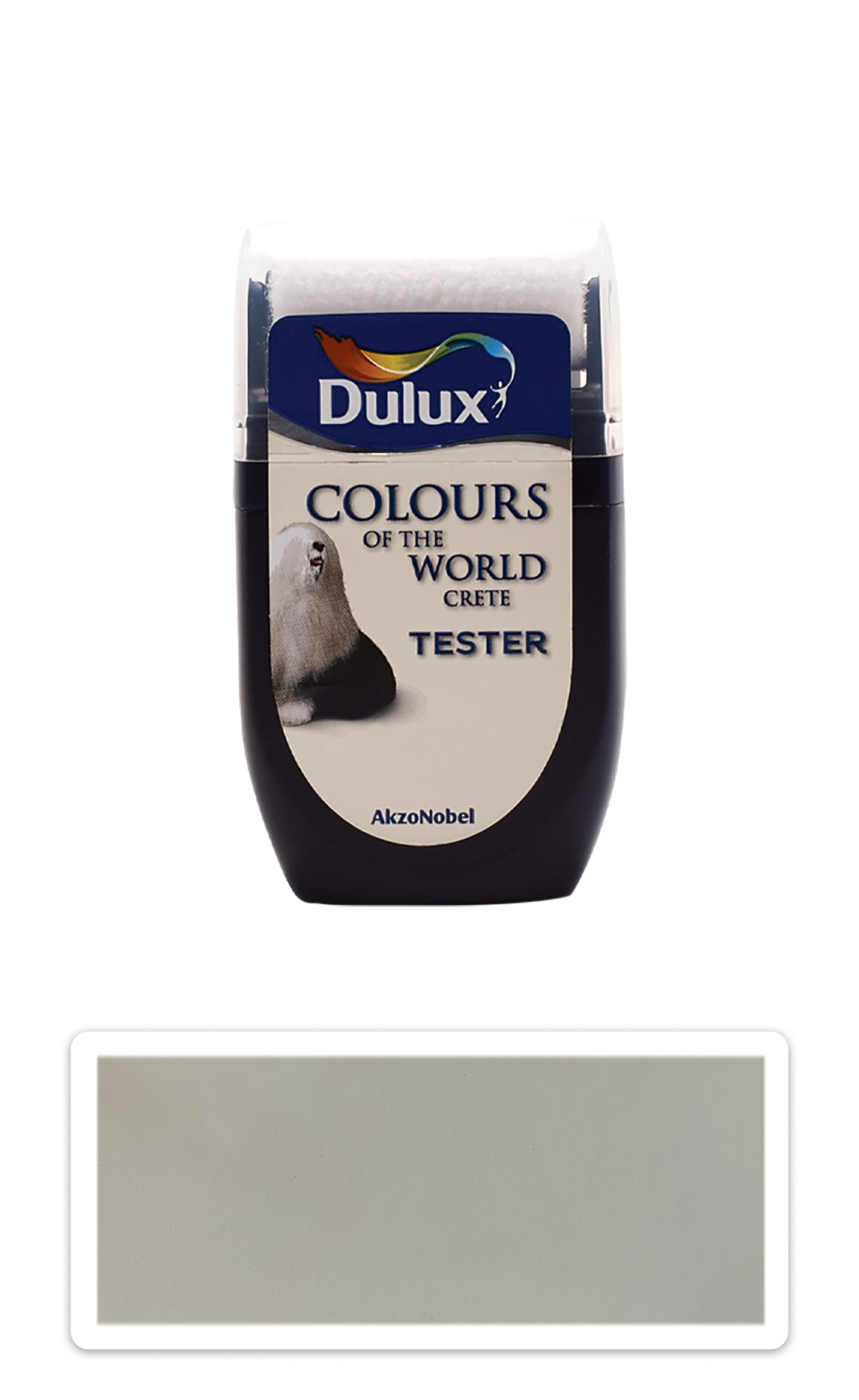 DULUX Colours of the World - matná krycí malířská barva 0.03 l Polární noc vzorek