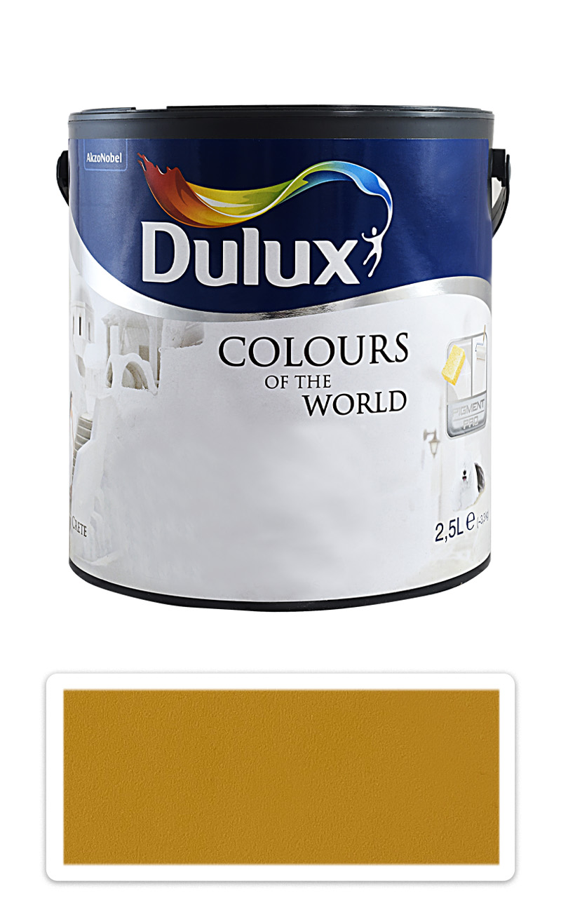 DULUX Colours of the World - matná krycí malířská barva do interiéru 2.5 l Kořen kurkumy