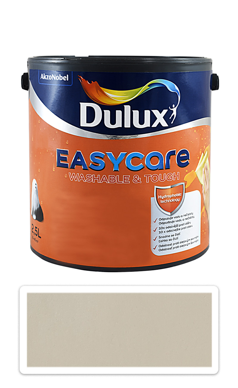 DULUX EasyCare - omyvatelná malířská barva do interiéru 2.5 l Lahodně krémová