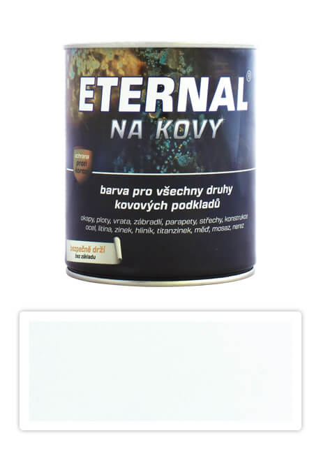 ETERNAL Na kovy - antikorozní barva na kov 0.35 l Bílá 401