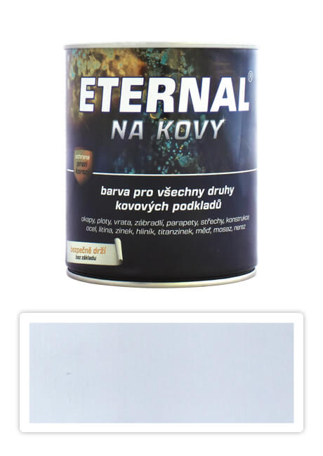 ETERNAL Na kovy - antikorozní barva na kov 0.35 l Stříbrná 441