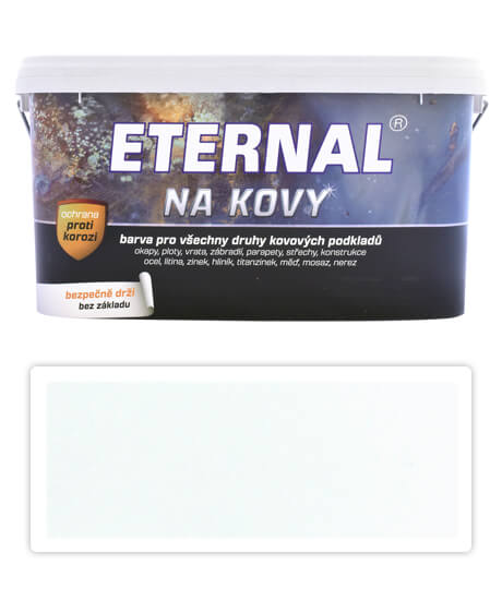 ETERNAL Na kovy - antikorozní barva na kov 5 l Bílá 401