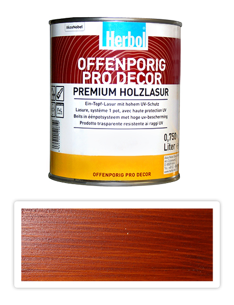 Herbol Offenporig Pro-decor 0.75l mahagon