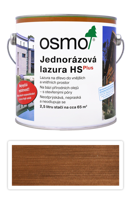 Jednorázová lazura HS OSMO 2.5l Teak