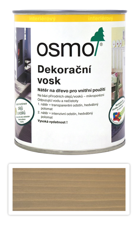 OSMO Dekorační vosk intenzivní odstíny 0