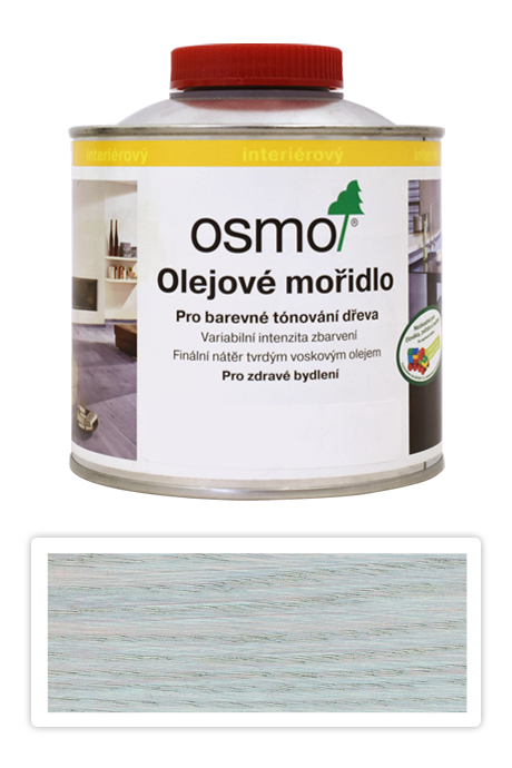 OSMO Olejové mořidlo 0.5 l Světle šedá 3518