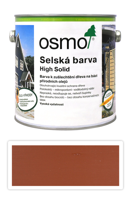 OSMO Selská barva 2.5 l Cedr - červené dřevo 2310