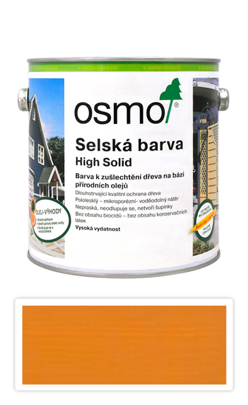 OSMO Selská barva 2.5 l Smrkově žlutá 2203