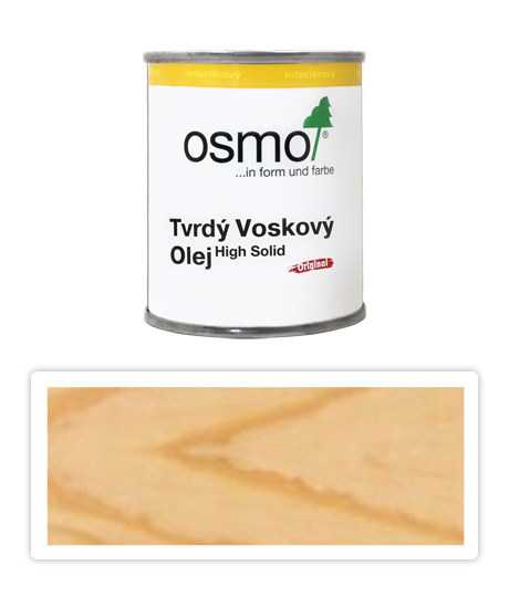 OSMO Tvrdé voskové oleje 0.125 l Lesk 3011