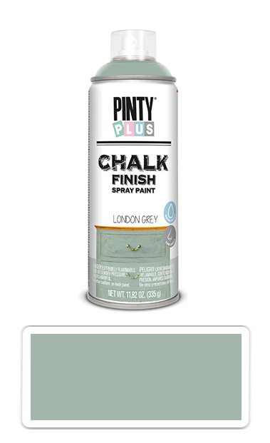 PINTYPLUS CHALK - křídová barva ve spreji na různé povrchy 400 ml Londýnská šedá CK817