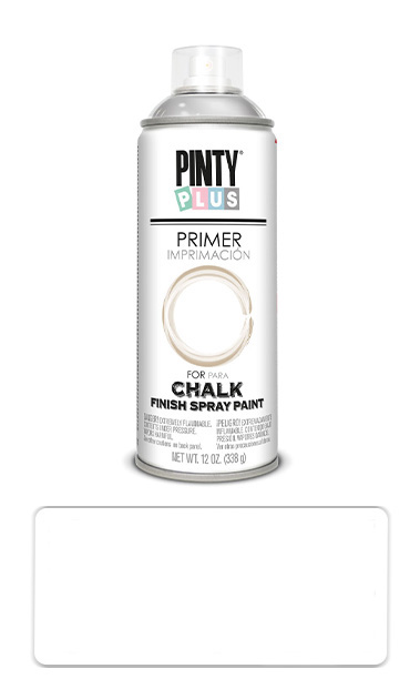 PINTYPLUS CHALK - základ ve spreji pro křídovou barvu na různé povrchy 400 ml Bílý CK820