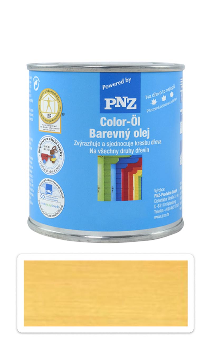 PNZ Barevný olej 0.25 l Bambus / Limba