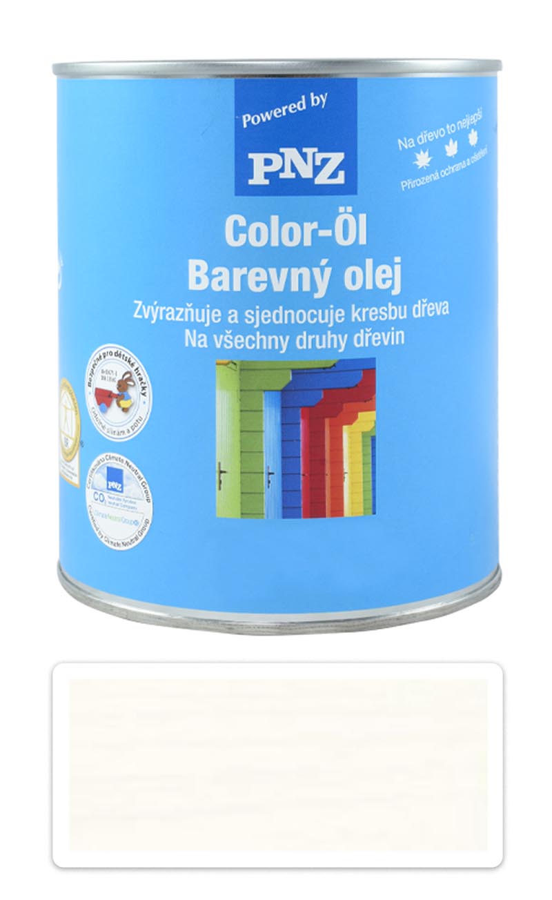 PNZ Barevný olej 0.75 l Vápenný bílý