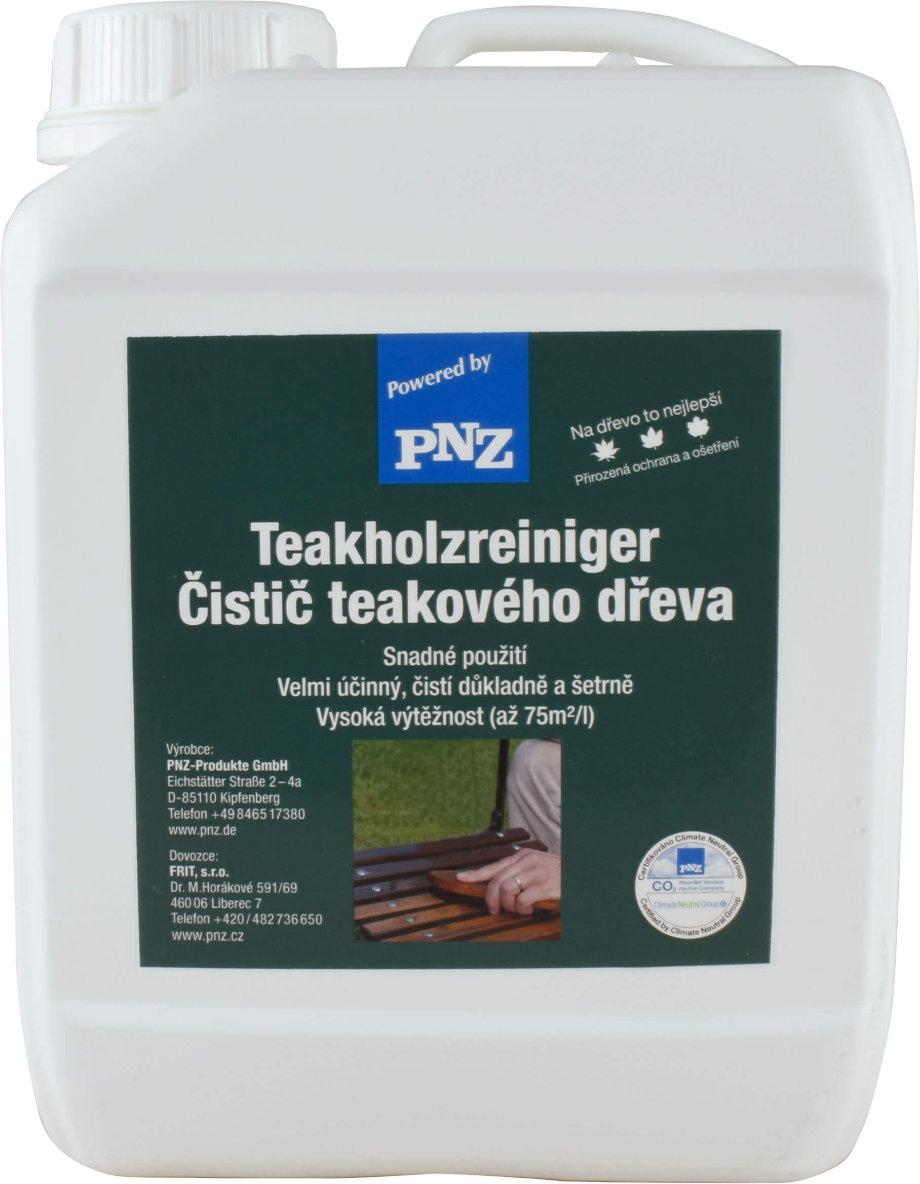 PNZ Čistič teakového dřeva 2.5 l