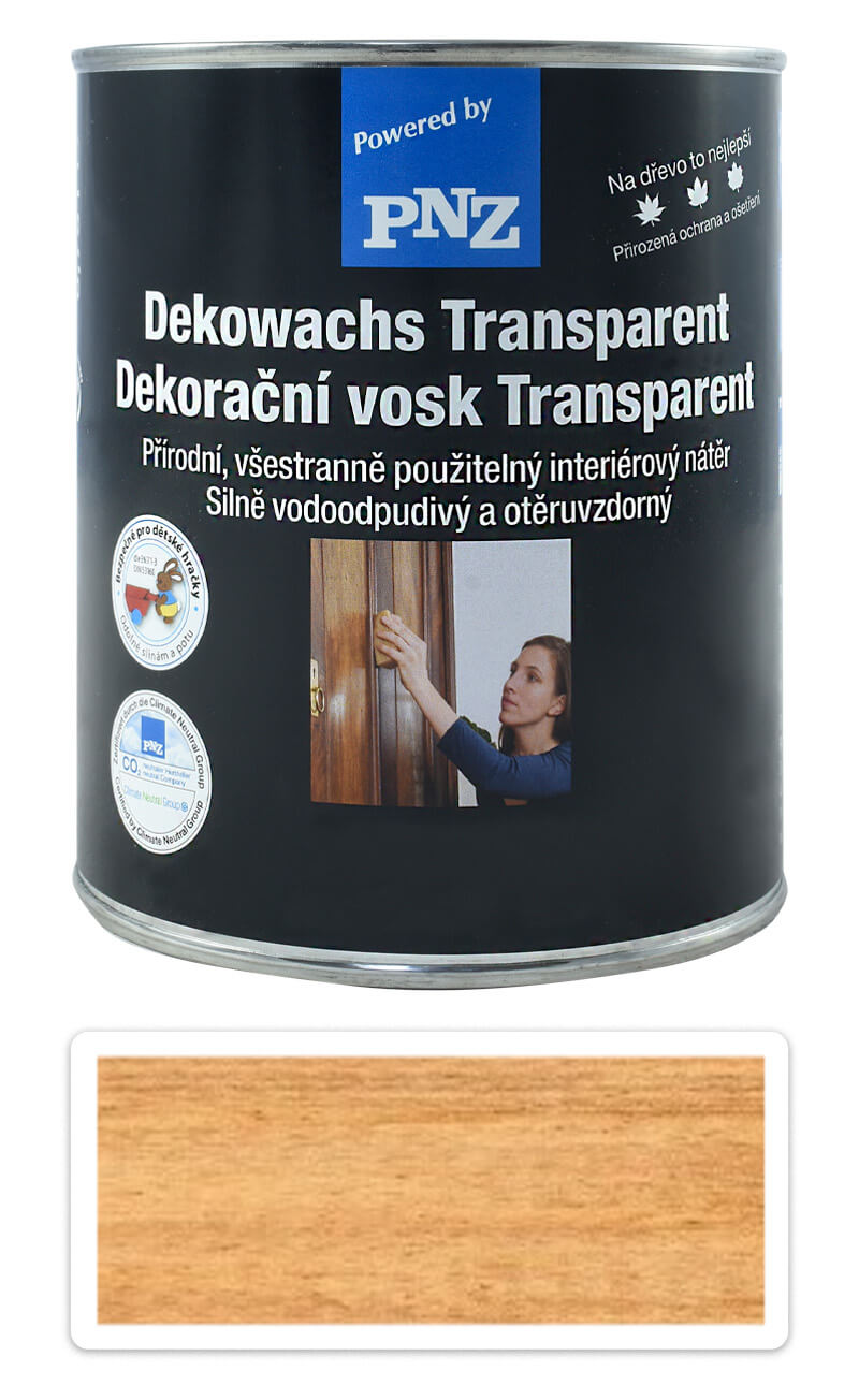 PNZ Dekorační vosk Transparent 0.75 l Dub