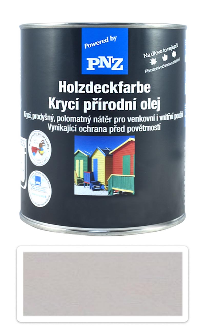 PNZ Krycí přírodní olej 0.75 l Světle šedá