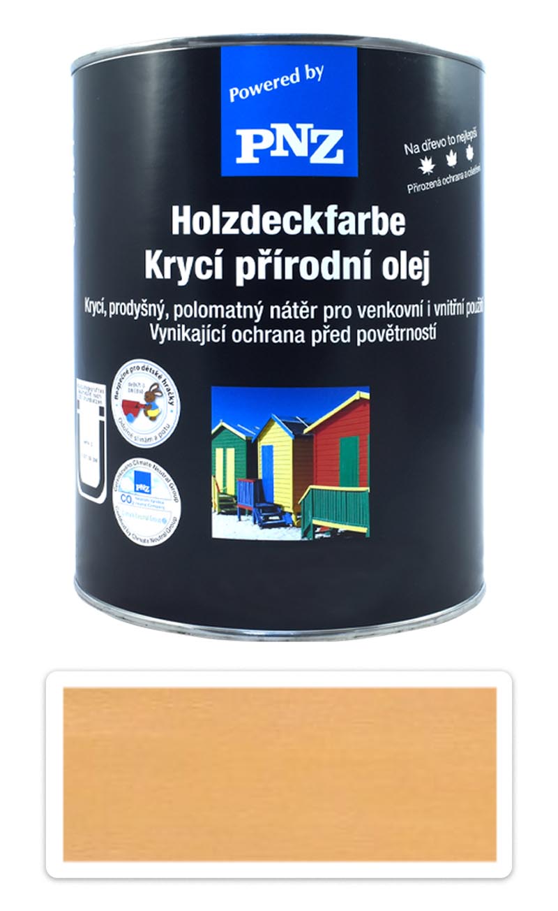 PNZ Krycí přírodní olej 2.5 l Slunečně žlutá