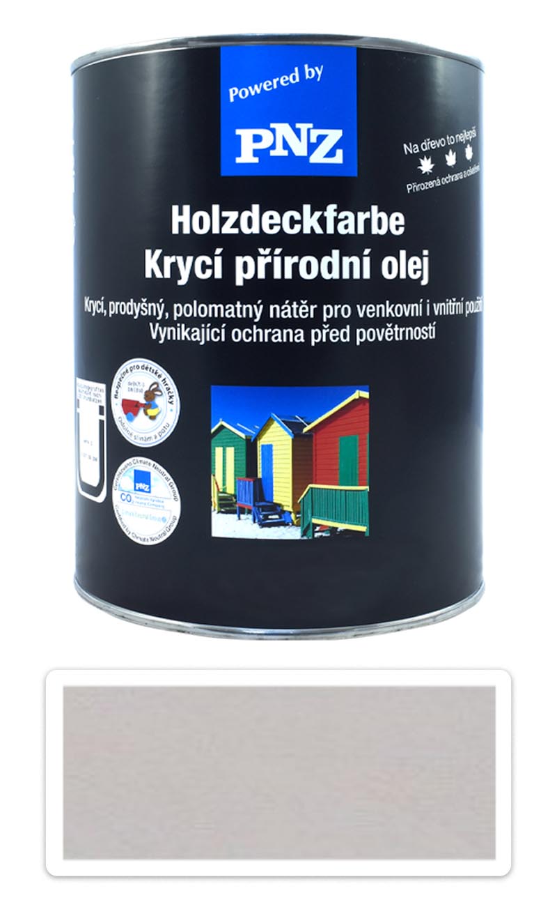 PNZ Krycí přírodní olej 2.5 l Světle šedá