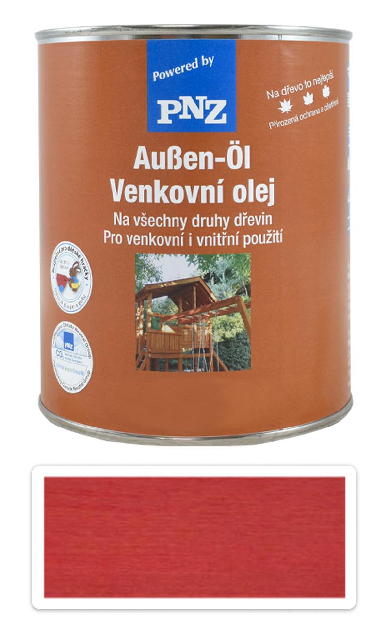 PNZ Venkovní olej 0.75 l Červený