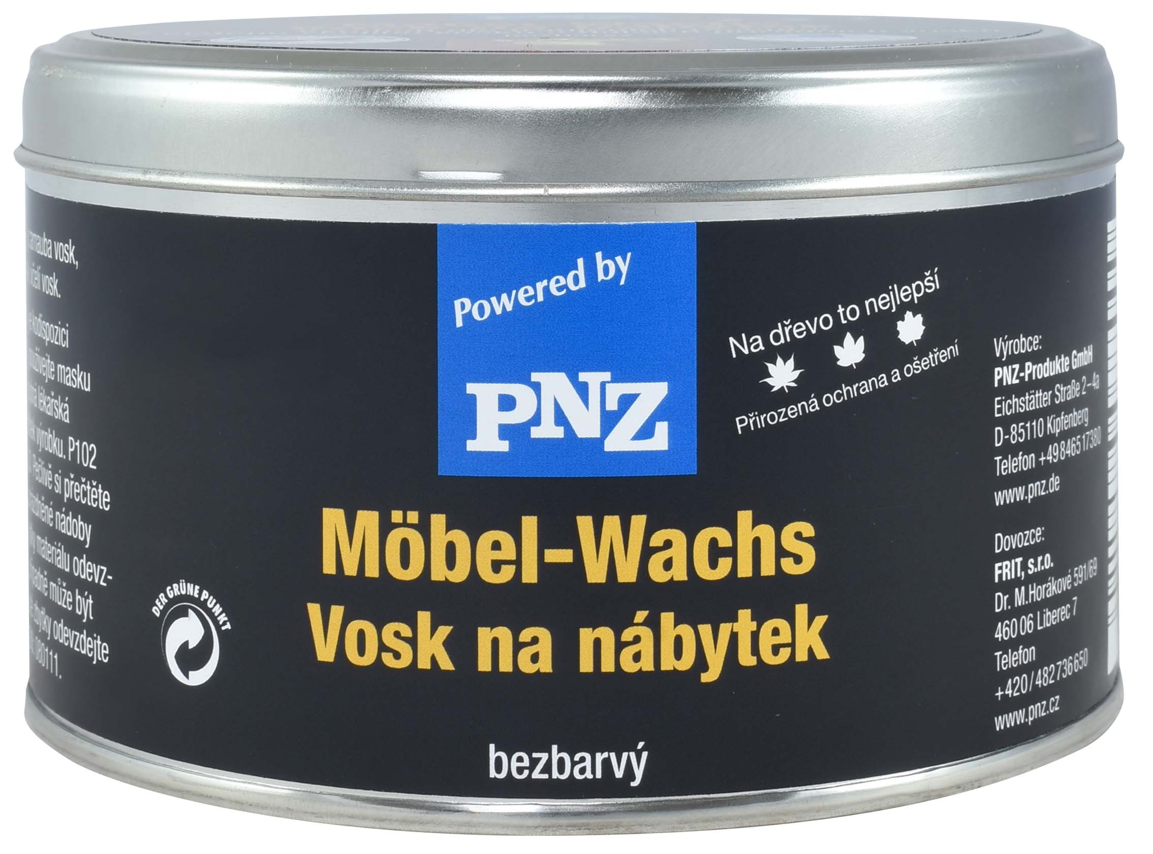 PNZ Vosk na dřevěný nábytek 0.5 l Bezbarvý