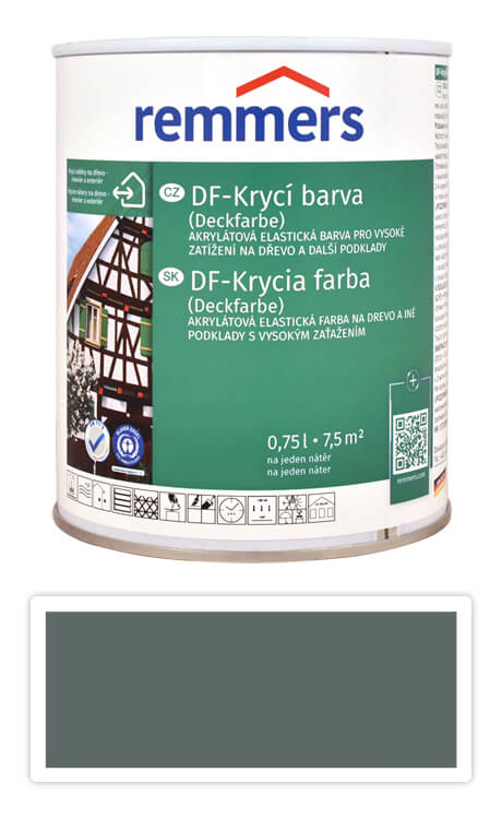 REMMERS DF - Krycí barva 0.75 l Dunkelgrau / Tmavě šedá