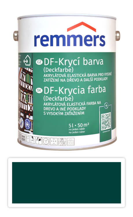 REMMERS DF - Krycí barva 5 l Flaschengrün / Lahvově zelená