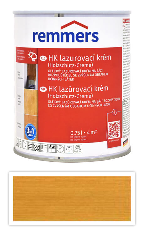 REMMERS HK lazurovací krém 0.75 l Dub světlý