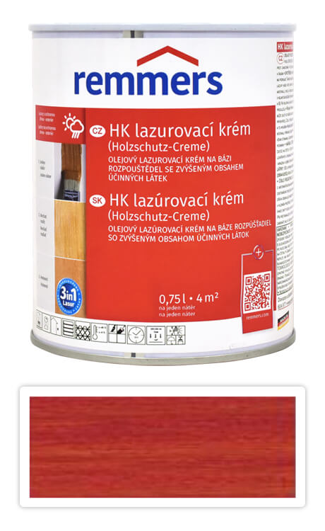 REMMERS HK lazurovací krém 0.75 l Mahagon