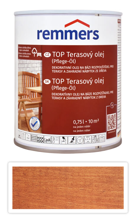 REMMERS TOP Terasový olej na bázi rozpouštědel 0.75 l Teak