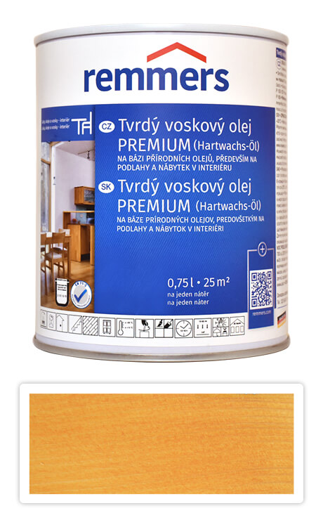 REMMERS Tvrdý voskový olej PREMIUM 0.75 l Borovice