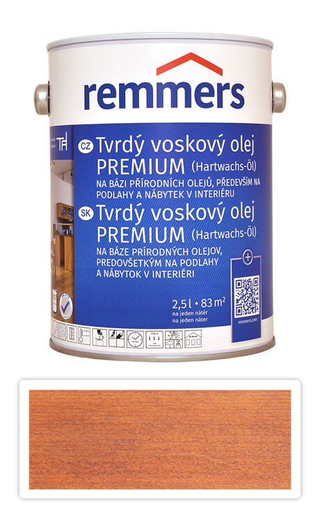 REMMERS Tvrdý voskový olej PREMIUM 2.5 l Kaštan